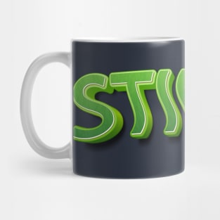 Stinky Typography Mug